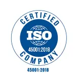 ISO 45001:2018 Certified Lab logo